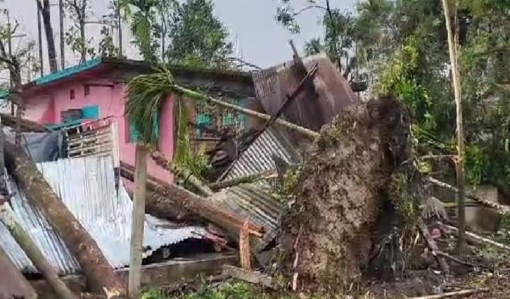 পশ্চিমবঙ্গে ঝড়ে ৫ জনের মৃত্যু, ব্যাপক ক্ষয়ক্ষতি